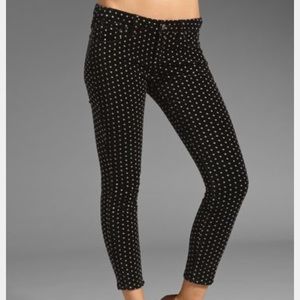 Free People polka dot skinny jean